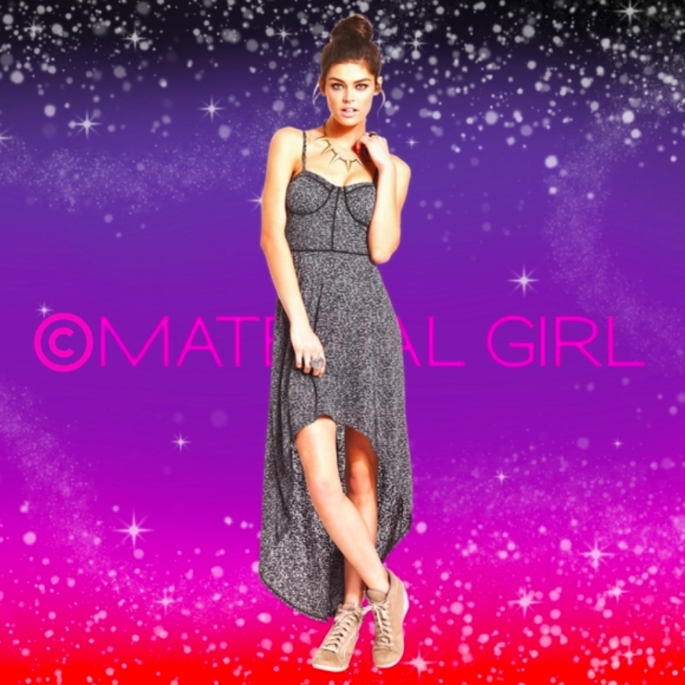 Material Girl High Low Acid Dress